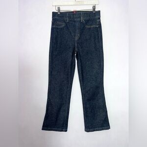 Spanx Straight Leg Woman's Denim Pants Raw Indigo Pull On Sz Medium